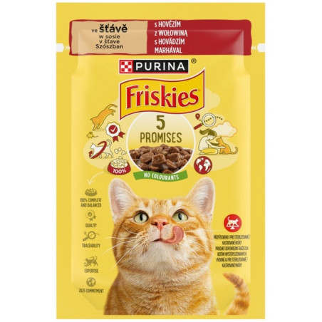 Friskies Wołowina saszetka 85g - All4Animals