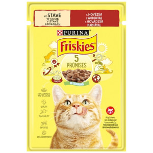Friskies Wołowina saszetka 85g - All4Animals