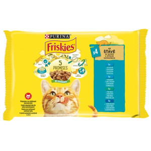Friskies Mix Rybny w sosie saszetki 4x85g - All4Animals