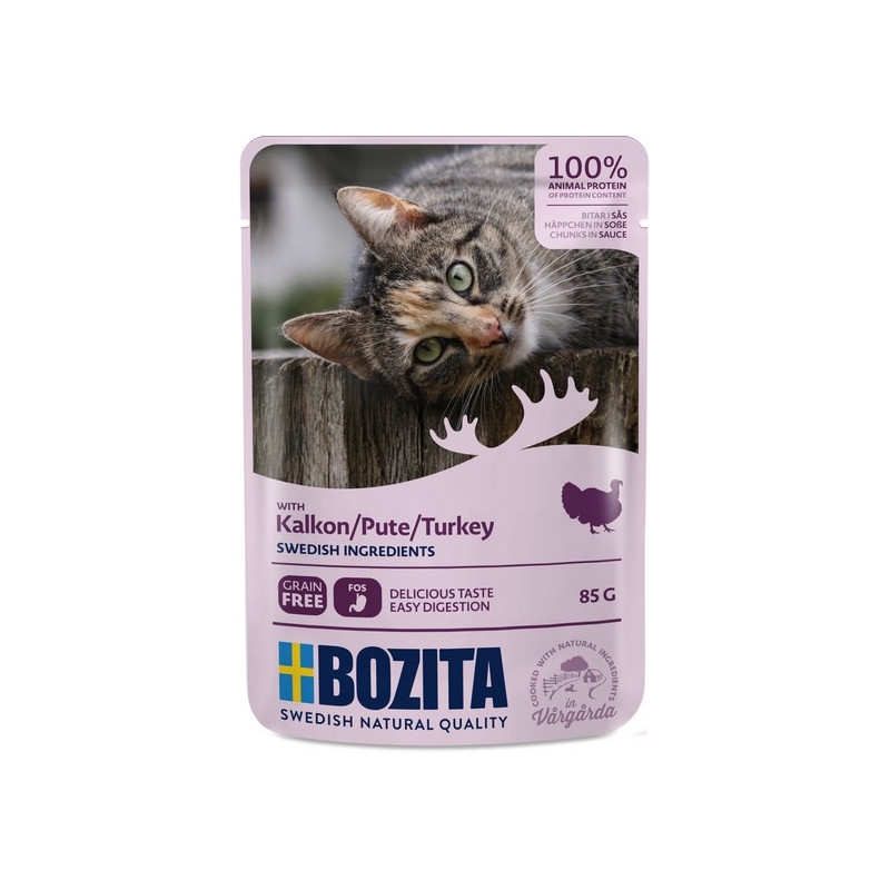 Bozita Cat Indyk w sosie saszetka 85g - All4Animals
