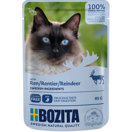 Bozita Cat Renifer w sosie saszetka 85g - All4Animals
