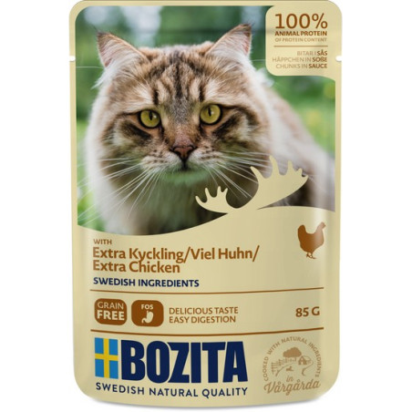Bozita Cat Kurczak w sosie saszetka 85g - All4Animals