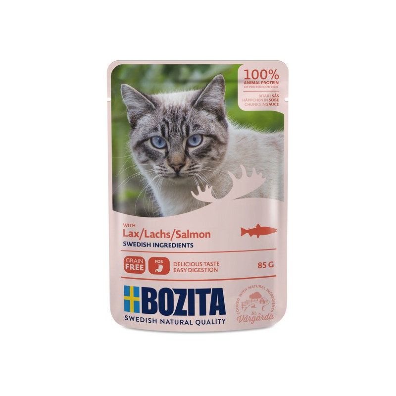 Bozita Cat Łosoś w sosie saszetka 85g - All4Animals