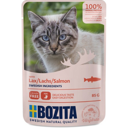 Bozita Cat Łosoś w sosie saszetka 85g - All4Animals