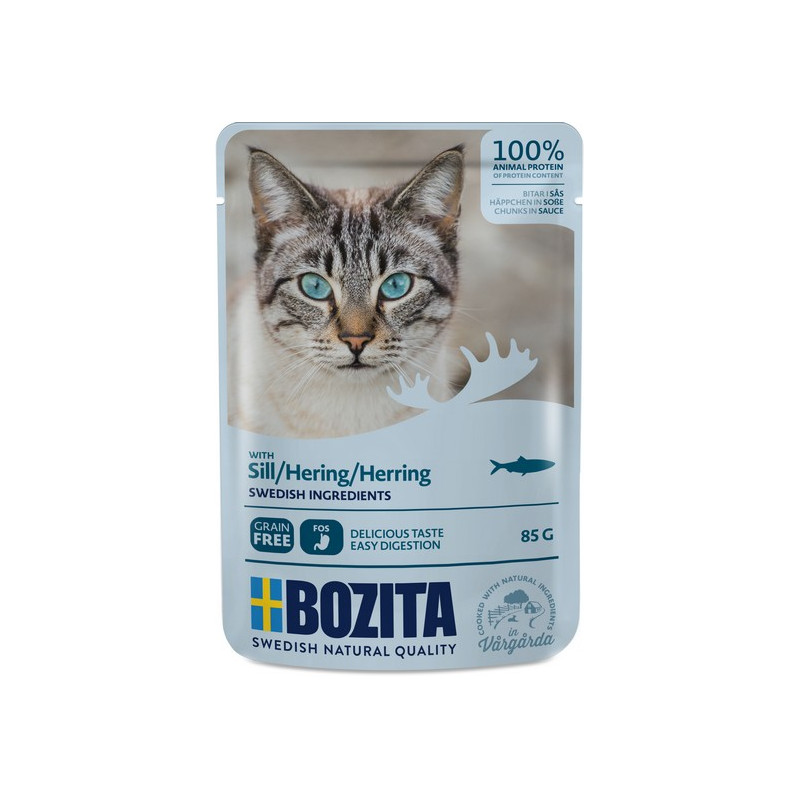 Bozita Cat Śledź w sosie saszetka 85g - All4Animals