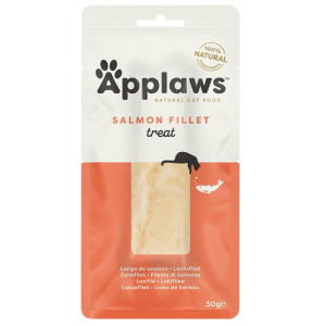 Applaws Natural Cat Loin Suszona polędwica z łososia 30g - All4Animals