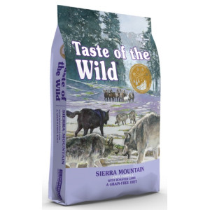 Taste of the Wild Sierra Mountain Canine z mięsem z jagnięciną 5,6kg - All4Animals