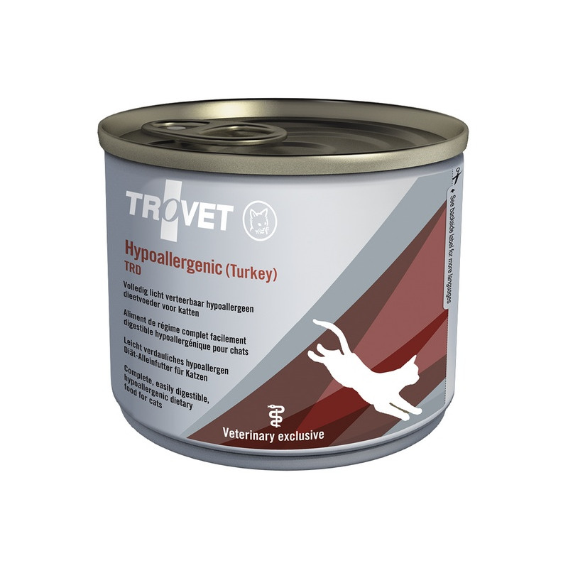 Trovet TRD Hypoallergenic Indyk dla kota puszka 200g - All4Animals