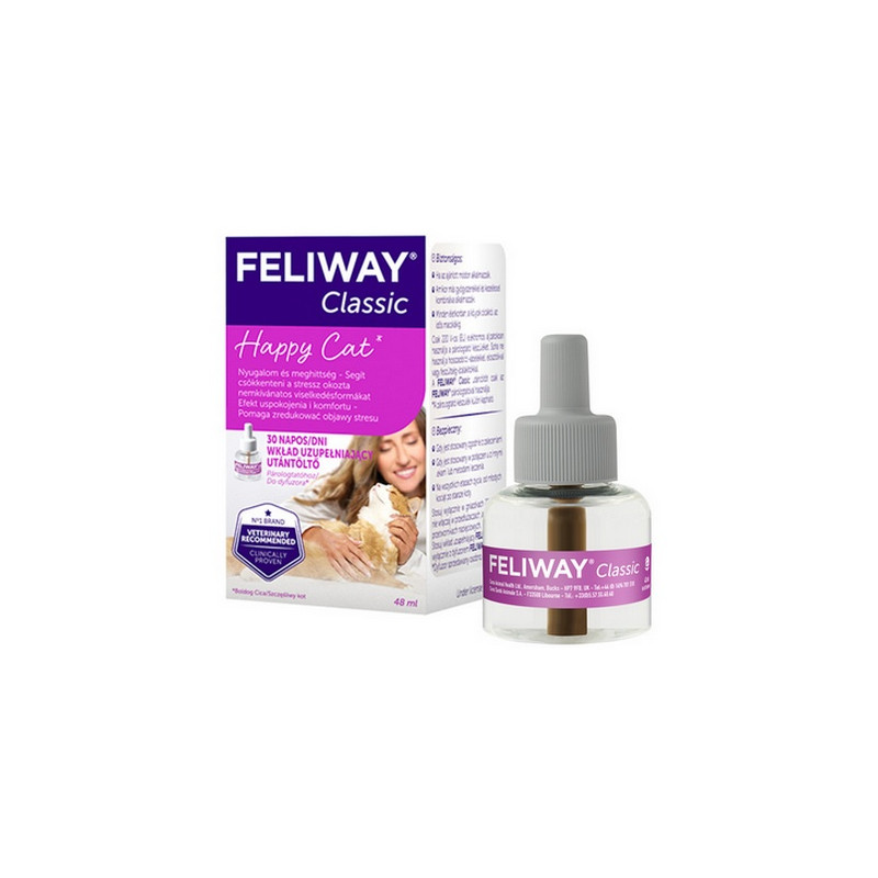 Feliway Classic - kocie feromony wkład 30-dniowy (uzupełniający) 48ml - All4Animals