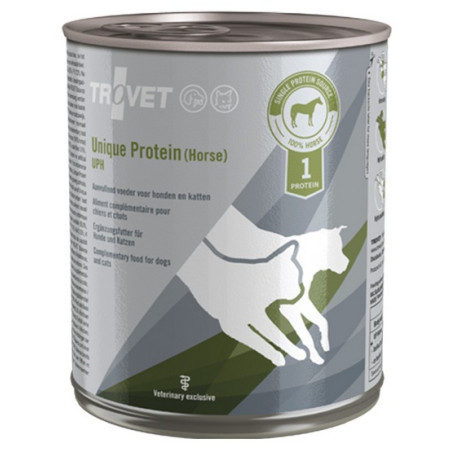 Trovet Unique Protein UPH Konina dla psa i kota puszka 800g - All4Animals
