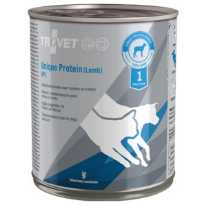 Trovet Unique Protein UPL Jagnięcina dla psa i kota puszka 800g - All4Animals