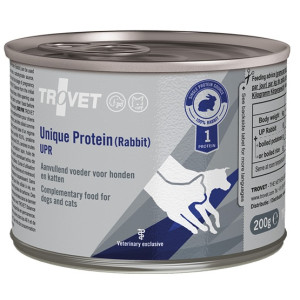 Trovet Unique Protein UPR Królik dla psa i kota puszka 200g - All4Animals