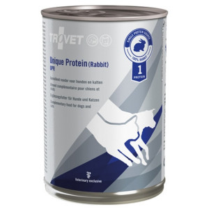 Trovet Unique Protein UPR Królik dla psa i kota puszka 400g - All4Animals