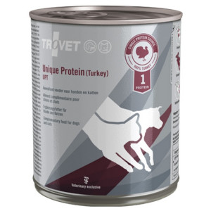 Trovet Unique Protein UPT Indyk dla psa i kota puszka 800g - All4Animals