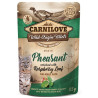 Carnilove Cat Pheasant & Raspberry Leaves - bażant i liście maliny saszetka 85g - All4Animals