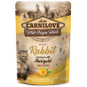 Carnilove Cat Rabbit & Marigold Kitten - królik i nagietek saszetka 85g - All4Animals