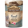 Carnilove Cat Trout & Echinacea - pstrąg i Echinacea saszetka 85g - All4Animals
