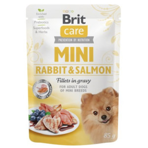 Brit Care Dog Mini Rabbit & Salmon saszetka 85g - All4Animals