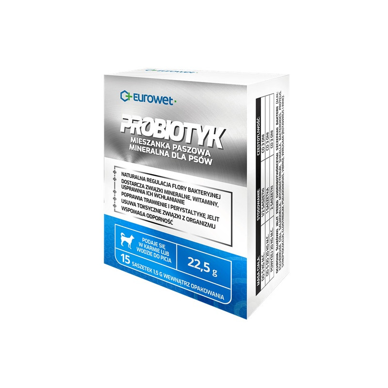Eurowet Probiotyk dla psów - saszetka 1,5g - All4Animals