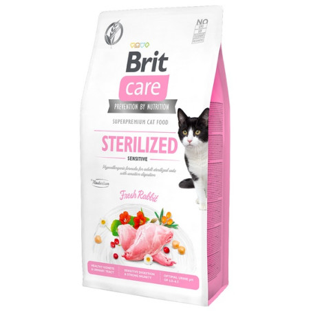 Brit Care Cat Grain Free Sterilized Sensitive 400g - All4Animals