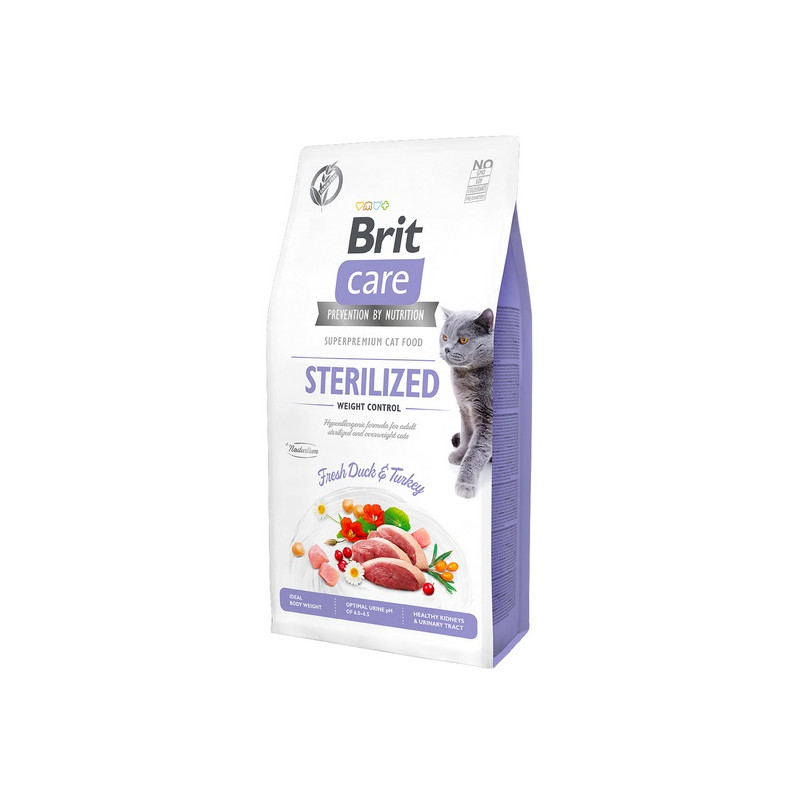 Brit Care Cat Grain Free Sterilized Weight Control 400g - All4Animals