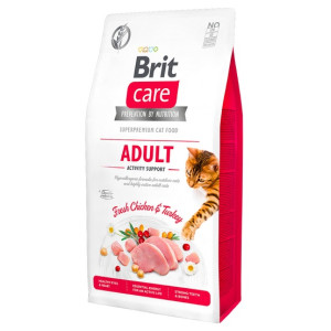Brit Care Cat Grain Free Adult Activity Support 2kg - All4Animals
