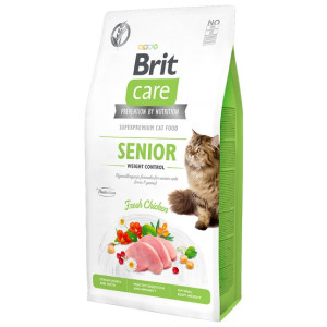 Brit Care Cat Grain Free Senior Weight Control 2kg - All4Animals
