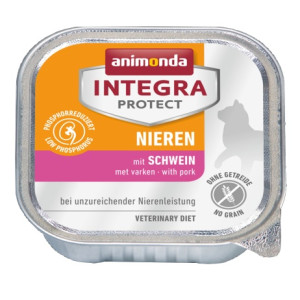 Animonda Integra Protect Nieren dla kota - z wieprzowiną tacka 100g - All4Animals