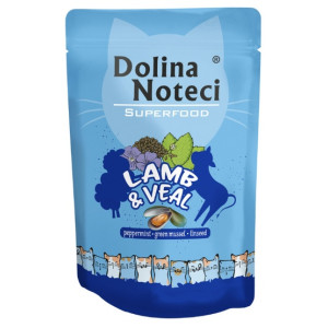 Dolina Noteci Superfood Kot Jagnięcina i cielęcina saszetka 85g - All4Animals