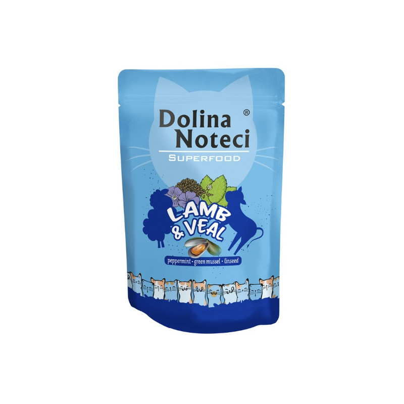 Dolina Noteci Superfood Kot Jagnięcina i cielęcina saszetka 85g - All4Animals