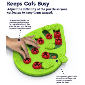 Nina Ottosson Cat Buggin' Out Puzzle & Play - gra edukacyjna dla kotów - All4Animals