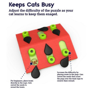 Nina Ottosson Cat Melon Madness Puzzle & Play - gra edukacyjna dla kotów - All4Animals