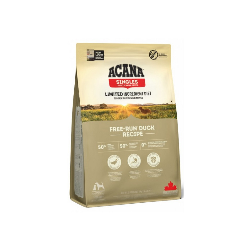 Acana Singles Free-Run Duck 2kg - All4Animals