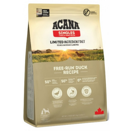 Acana Singles Free-Run Duck 2kg - All4Animals