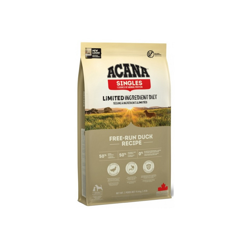 Acana Singles Free-Run Duck 11,4kg - All4Animals