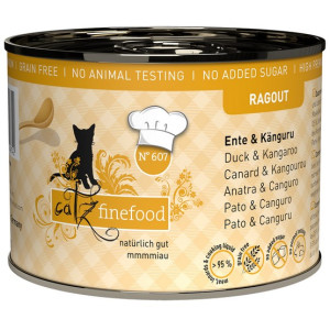 Catz Finefood Ragout N.607 Kaczka i Kangur puszka 190g - All4Animals