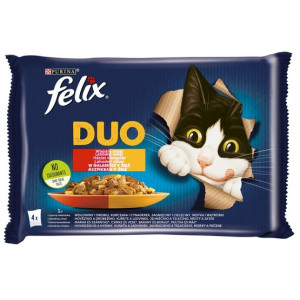 Felix Fantastic Duo Wiejskie Smaki galaretka saszetki 4x85g - All4Animals