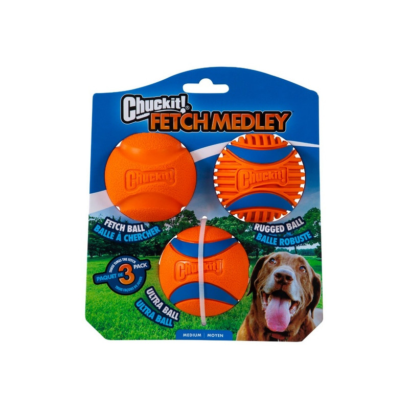 Chuckit! Fetch Medley III 3pak [47089D] - All4Animals