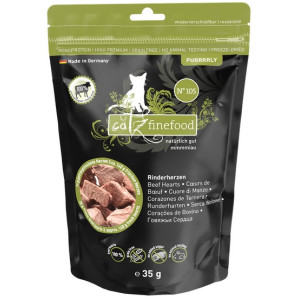 Catz Finefood Purrrrly N.105 Serca wołowe 35g - All4Animals