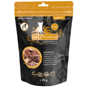 Catz Finefood Purrrrly N.107 Serca jagnięce 35g - All4Animals