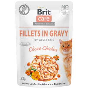 Brit Care Cat Fillets In Gravy Choice Chicken saszetka 85g - All4Animals
