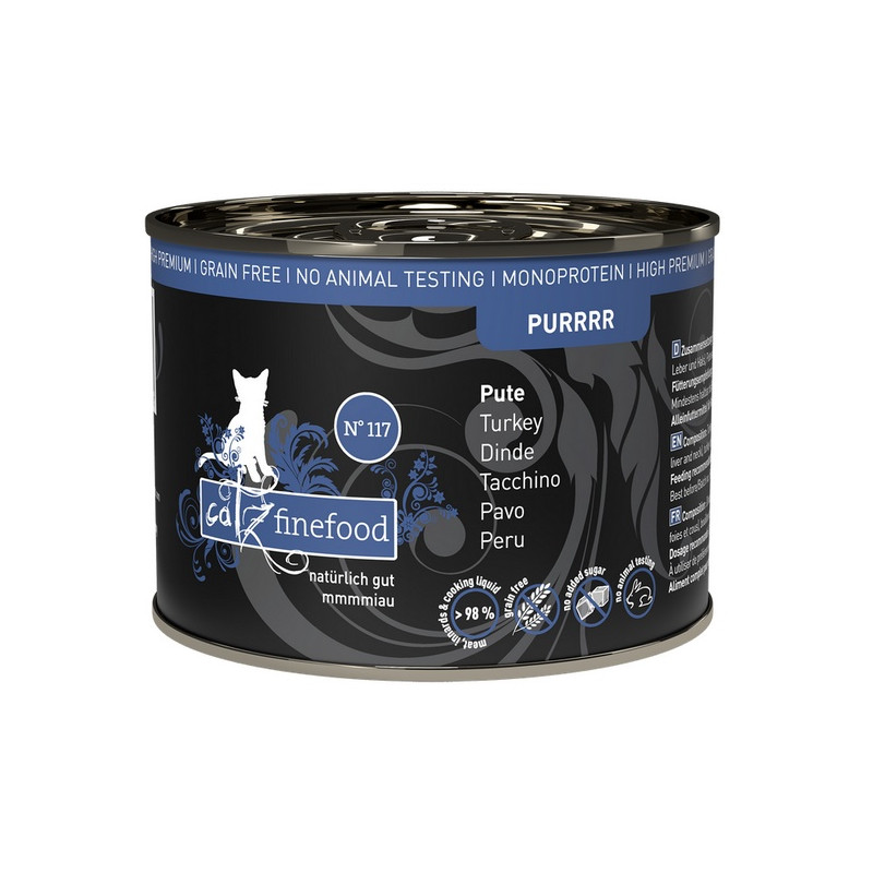 Catz Finefood Purrrr N.117 Indyk puszka 200g - All4Animals