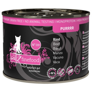 Catz Finefood Purrrr N.119 Wołowina puszka 200g - All4Animals