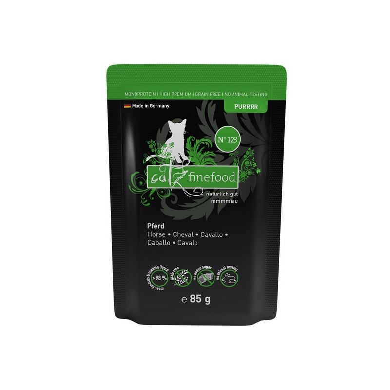 Catz Finefood Purrrr N.123 Konina saszetka 85g - All4Animals