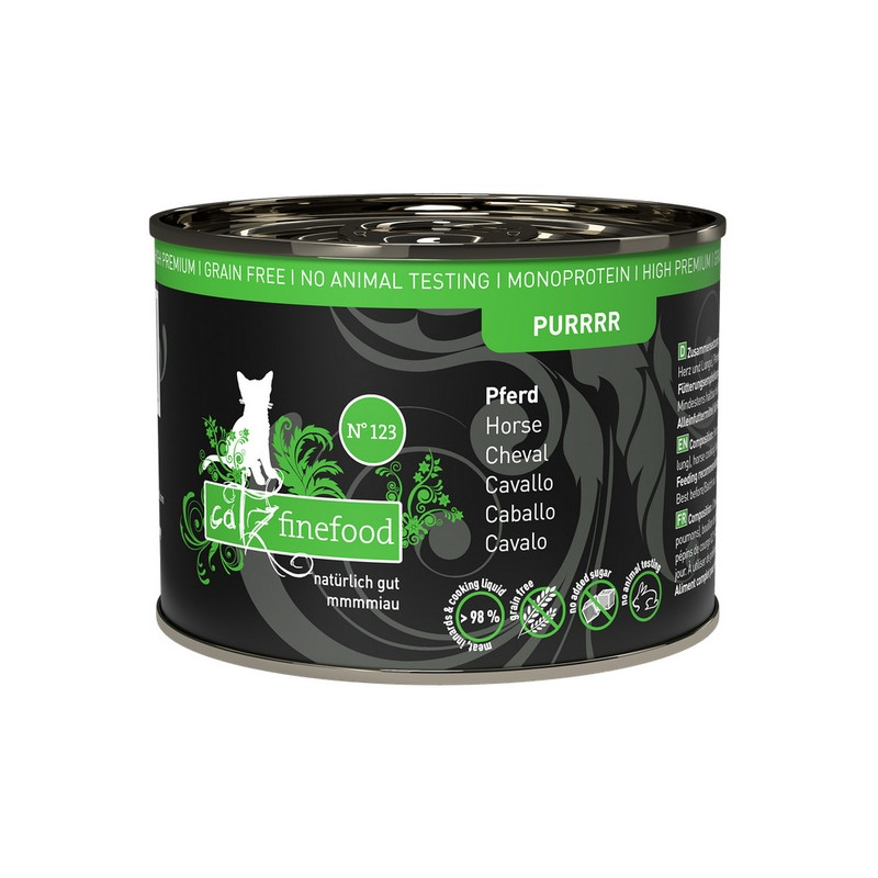 Catz Finefood Purrrr N.123 Konina puszka 200g - All4Animals