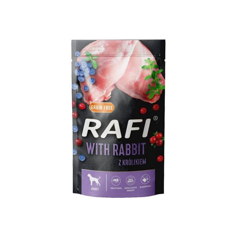 Rafi Pies Królik saszetka 500g - All4Animals