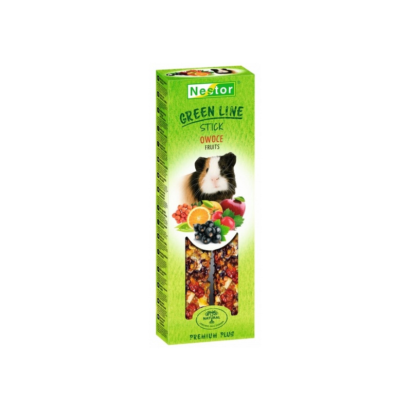 Nestor Kolba Gryzoń Green Line Owoce 2szt - All4Animals