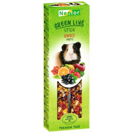 Nestor Kolba Gryzoń Green Line Owoce 2szt - All4Animals