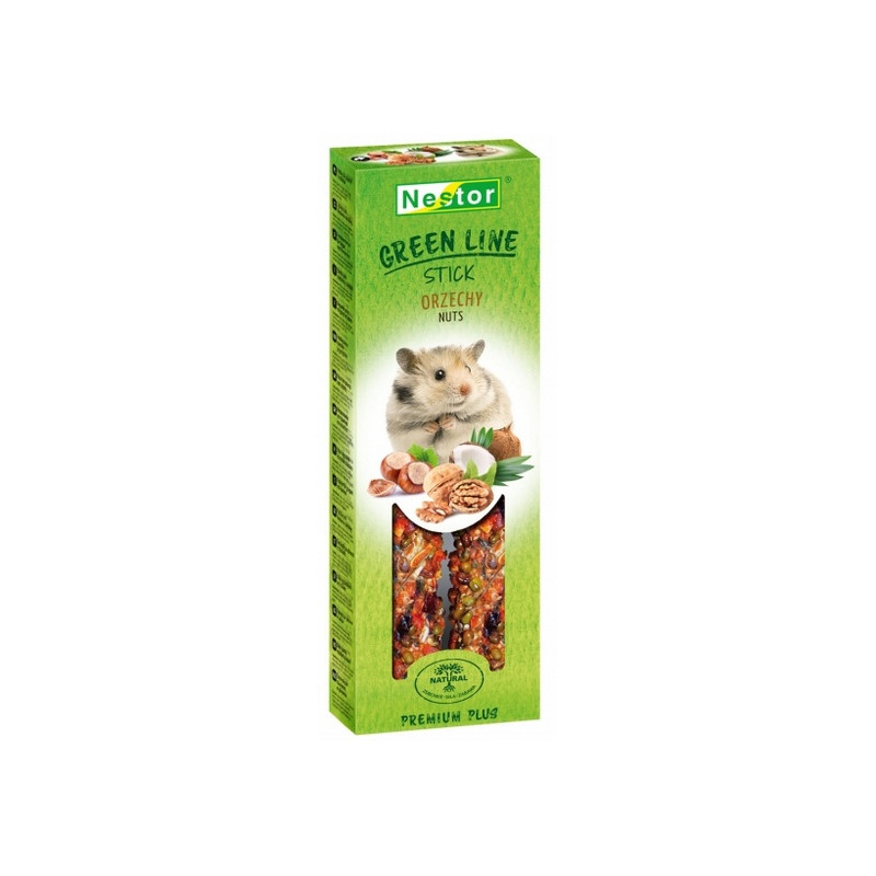 Nestor Kolba Gryzoń Green Line Orzechy 2szt - All4Animals