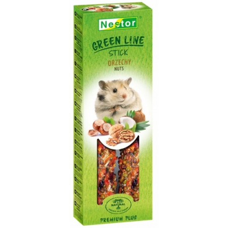 Nestor Kolba Gryzoń Green Line Orzechy 2szt - All4Animals